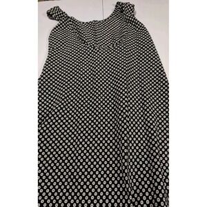 Vintage Nordstrom Lingerie Satin Slip Dress Size Medium Geometric Summer Midi